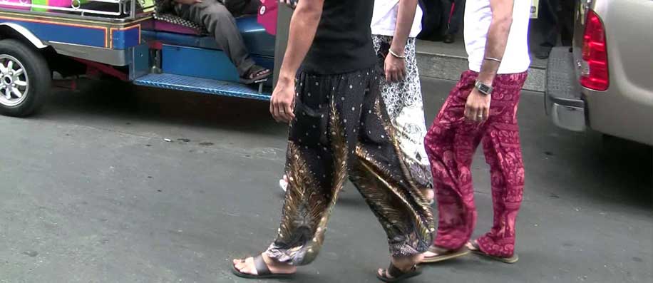 Pantalones de elefantes Tailandia