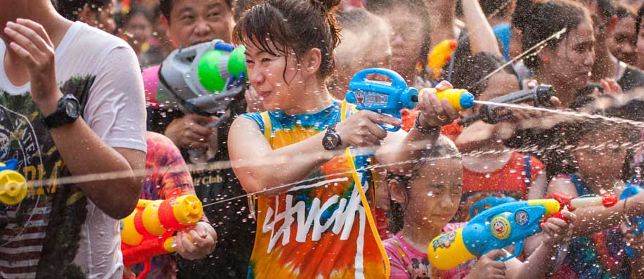 Songkran año nuevo tailandia